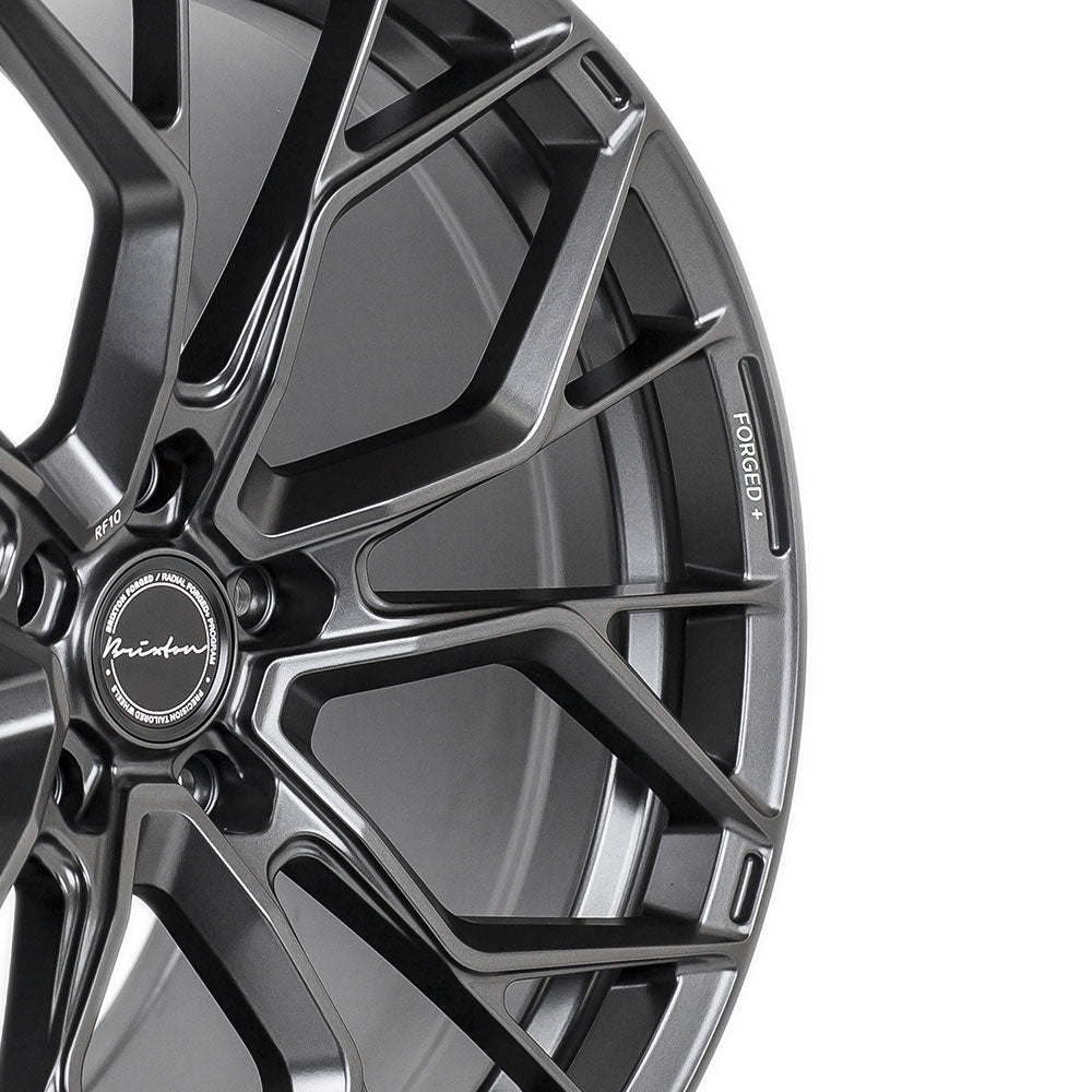 20" Brixton Forged RF10 Grey 20x9 Concave Wheels Rims Fits Acura TSX