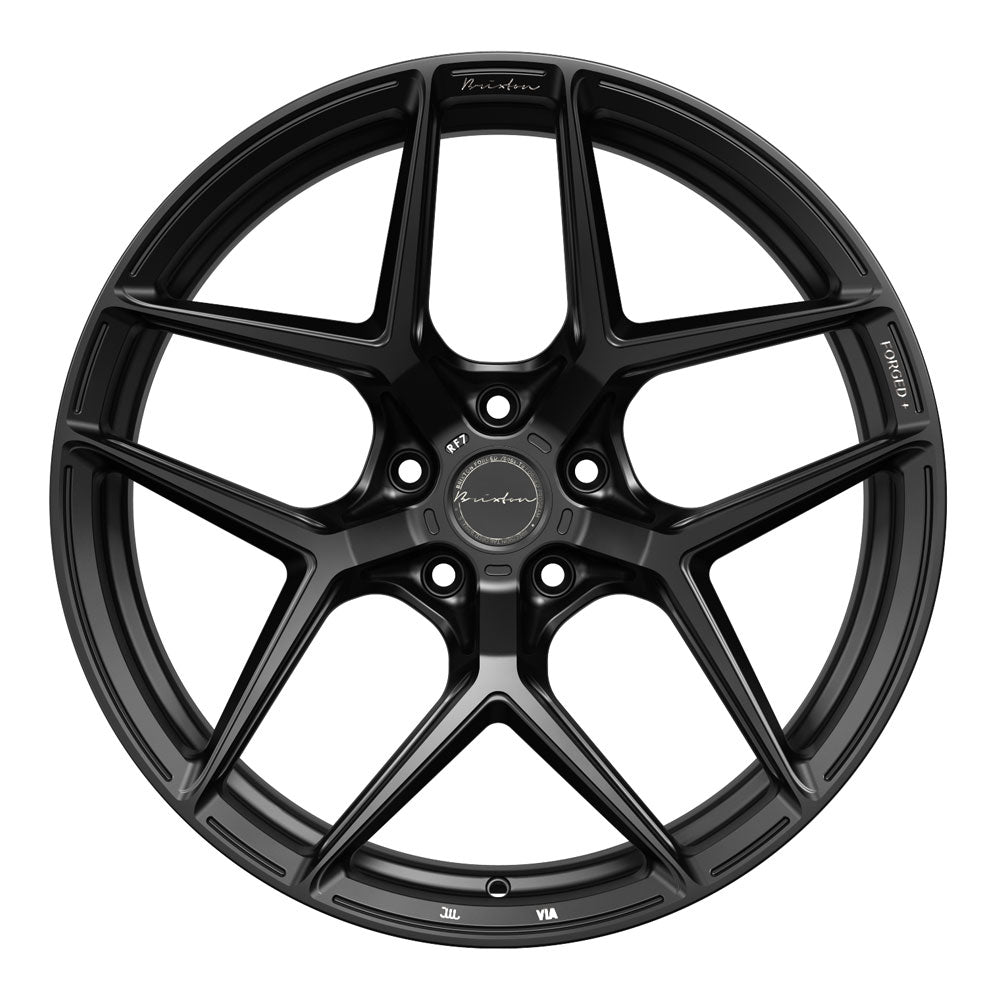 22" Brixton Forged RF7 Black Concave Wheels Rims Fits BMW G12 740 750