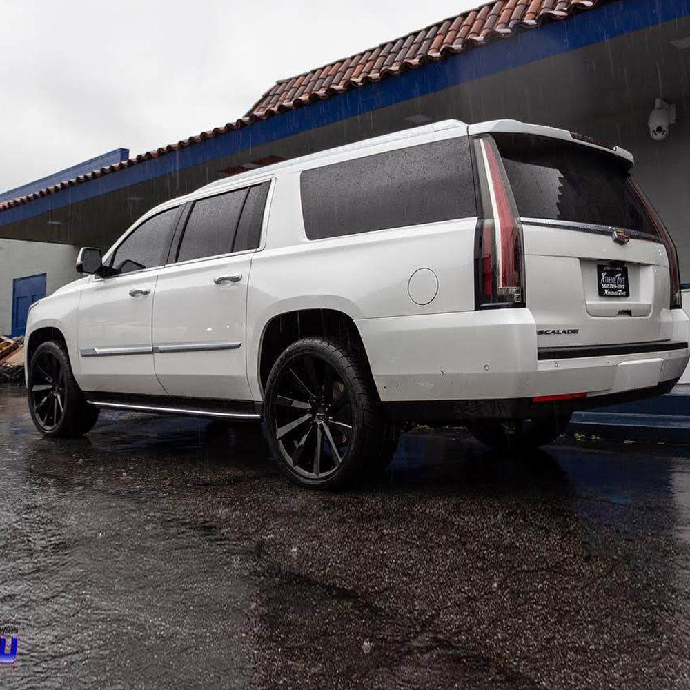 24" Koko Kuture Kapan Black 24x10 Concave Wheels Rims Fits GMC Yukon XL 1500