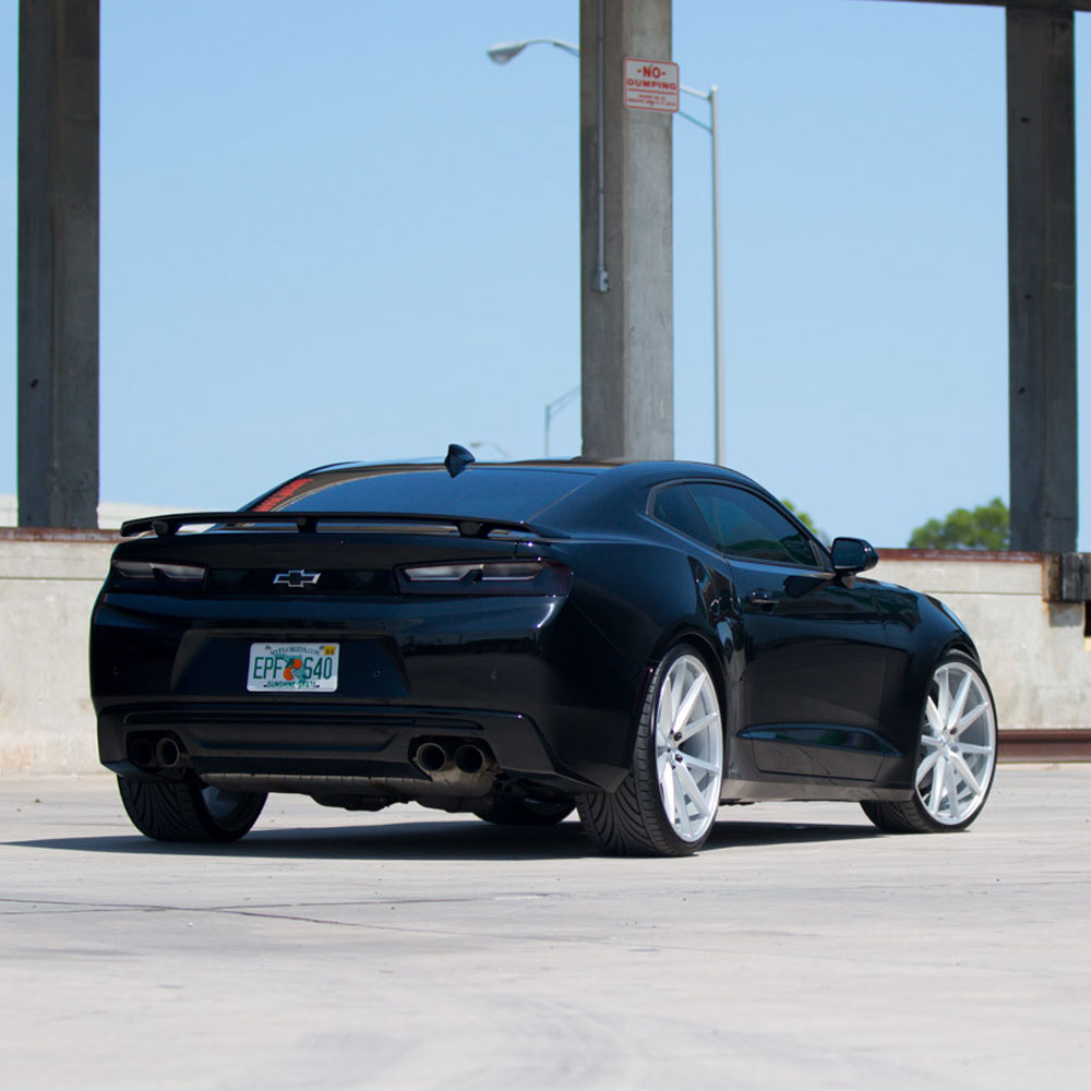 22" Vossen VFS-1 Silver 22x9 22x11 Forged Wheels Rims Fits Chevrolet Camaro