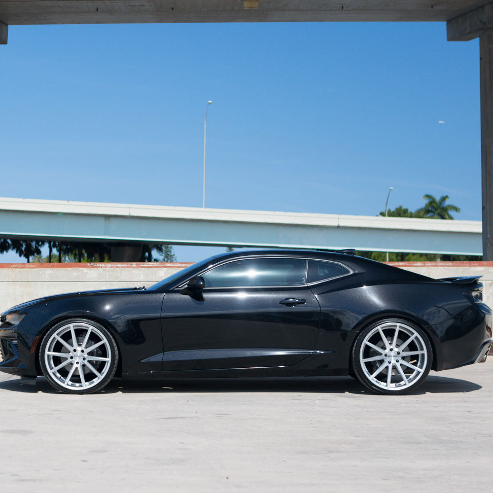 22" Vossen VFS-1 Silver 22x9 22x11 Forged Wheels Rims Fits Chevrolet Camaro