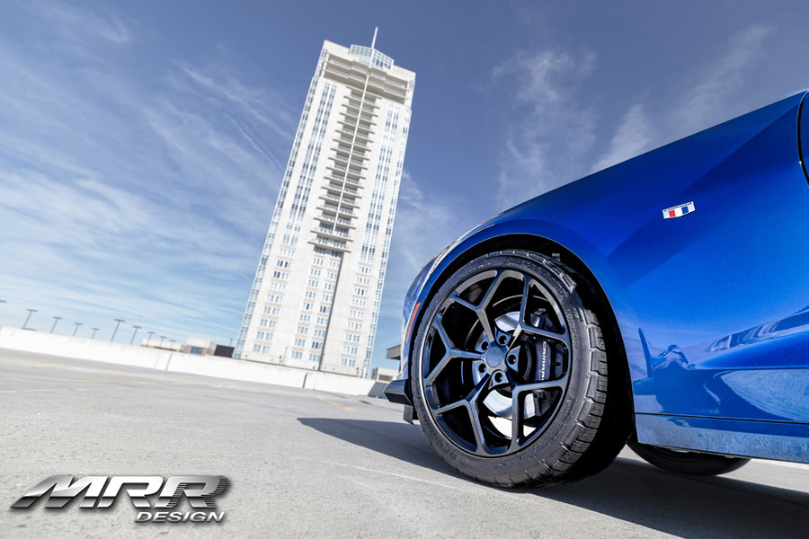 22" MRR M228 BLACK CONCAVE WHEELS RIMS FITS CHEVROLET CAMARO LS LT SS