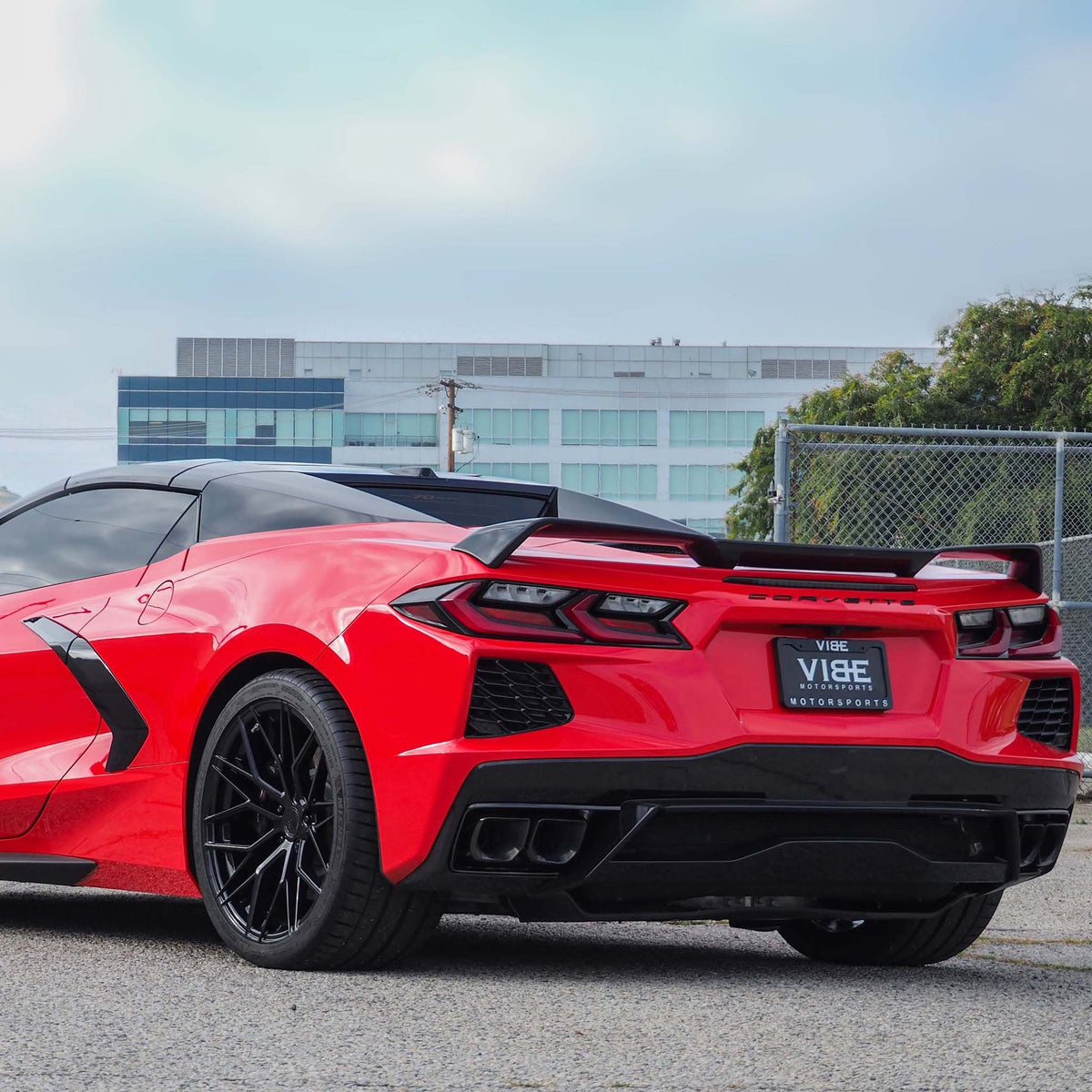 20/21" Avant Garde M520R Black 20x9 21x12 Wheels Rims Fits Chevrolet Corvette C8