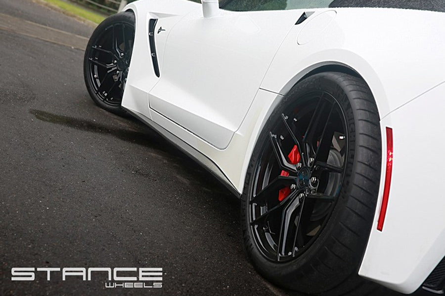 20" STANCE SF03 SILVER FORGED CONCAVE WHEELS RIMS FITS BMW F80 M3