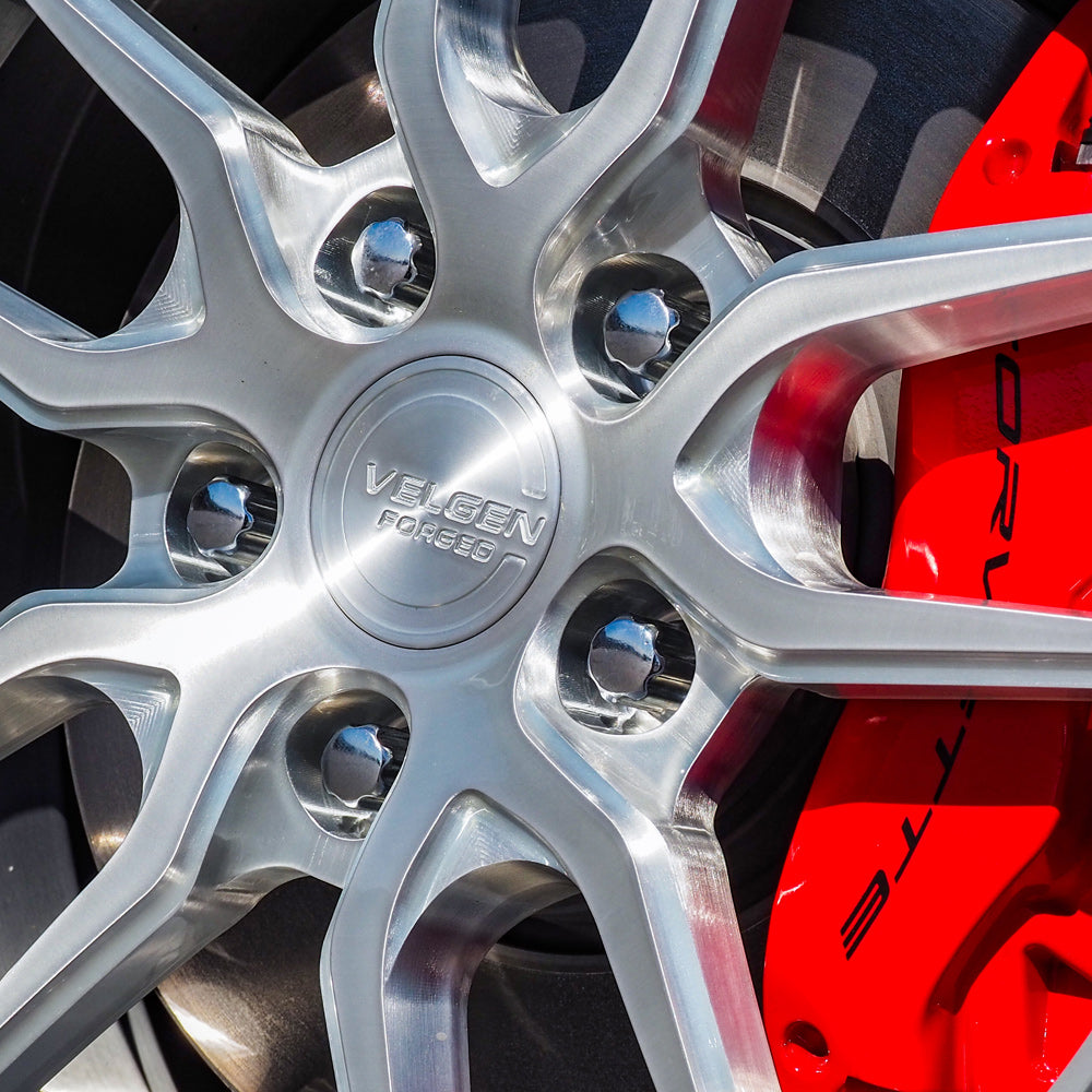 19/20" Velgen SL10 Silver 19x9.5 20x12 Full Forged Wheels Rims Fits Corvette C8