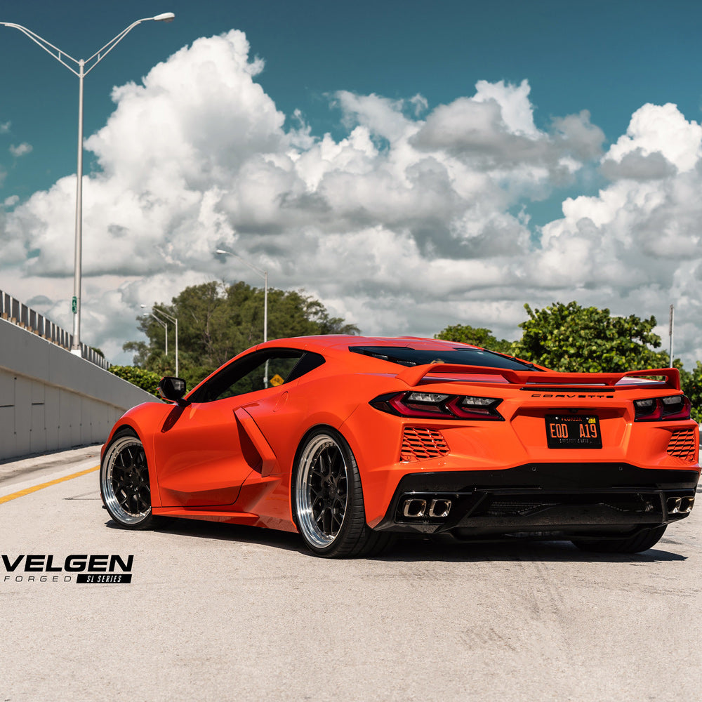 20" Velgen SL7 Silver 20x9.5 20x11 Full Forged Wheels Rims Fits Toyota Supra
