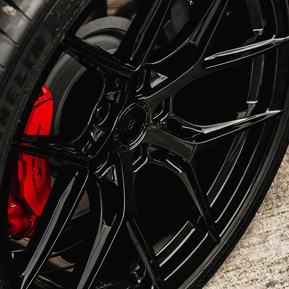 20/21" Avant Garde M580R Dark Graphite 20x9 21x12 Wheels Rims Fits Corvette C8