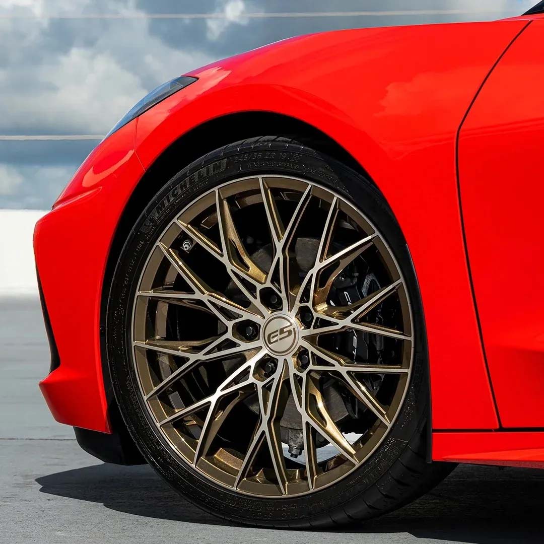 20/21" E5 Sebring Bronze Brushed Tint 20x9 21x12 Concave Wheels for Corvette C8 Stingray (2020-2027) | Set of 4