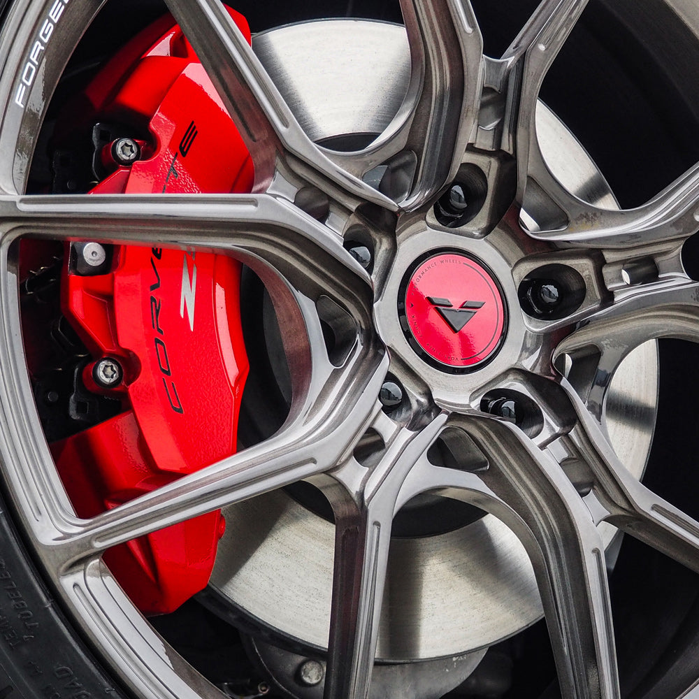 20/21" Vorsteiner VPX 101 Brushed 20x9 21x12 Wheels Rims Fits Corvette C8