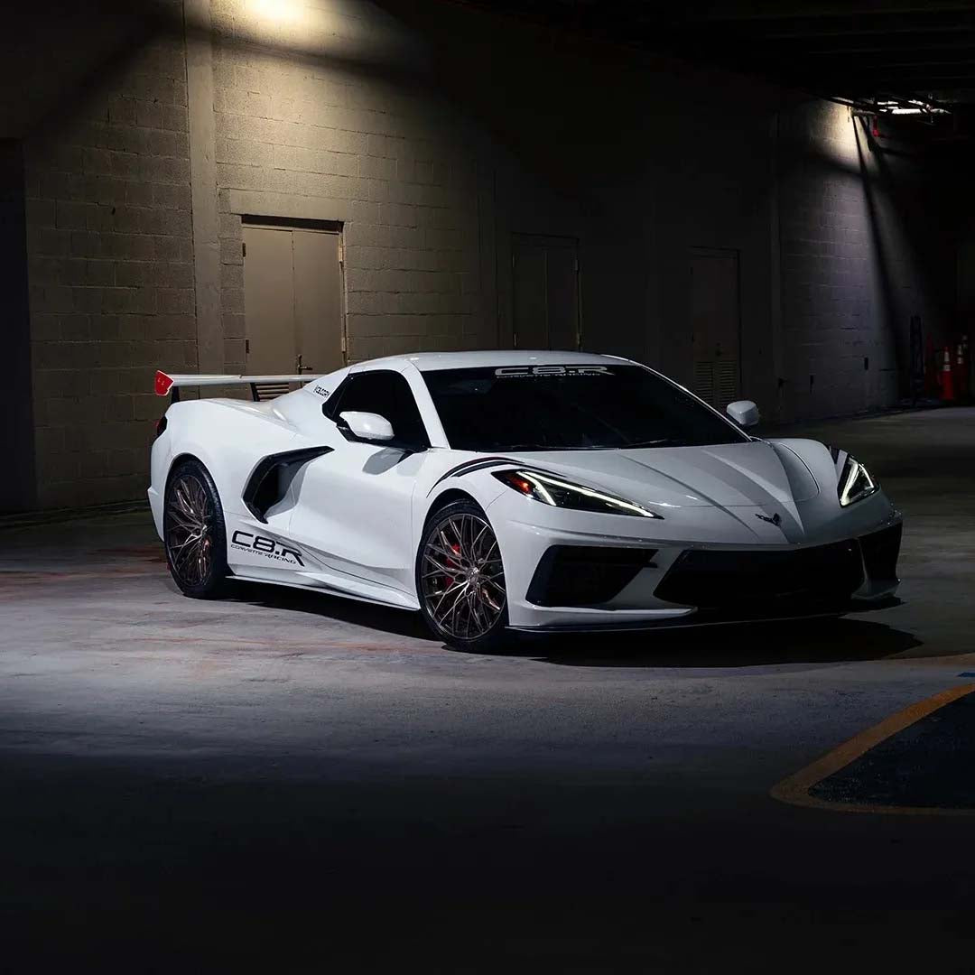 20/21" E5 Sebring Bronze Brushed Tint 20x9 21x12 Concave Wheels for Corvette C8 Stingray (2020-2027) | Set of 4