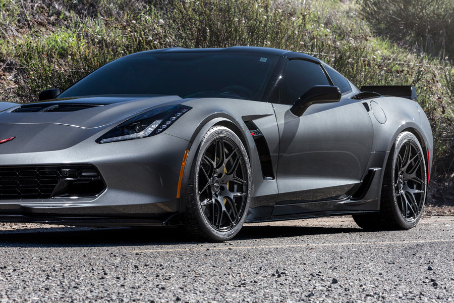20" MRR FS01 20X10 BLACK FLOW FORGED CONCAVE WHEELS RIMS FITS AUDI B8 A5 S5