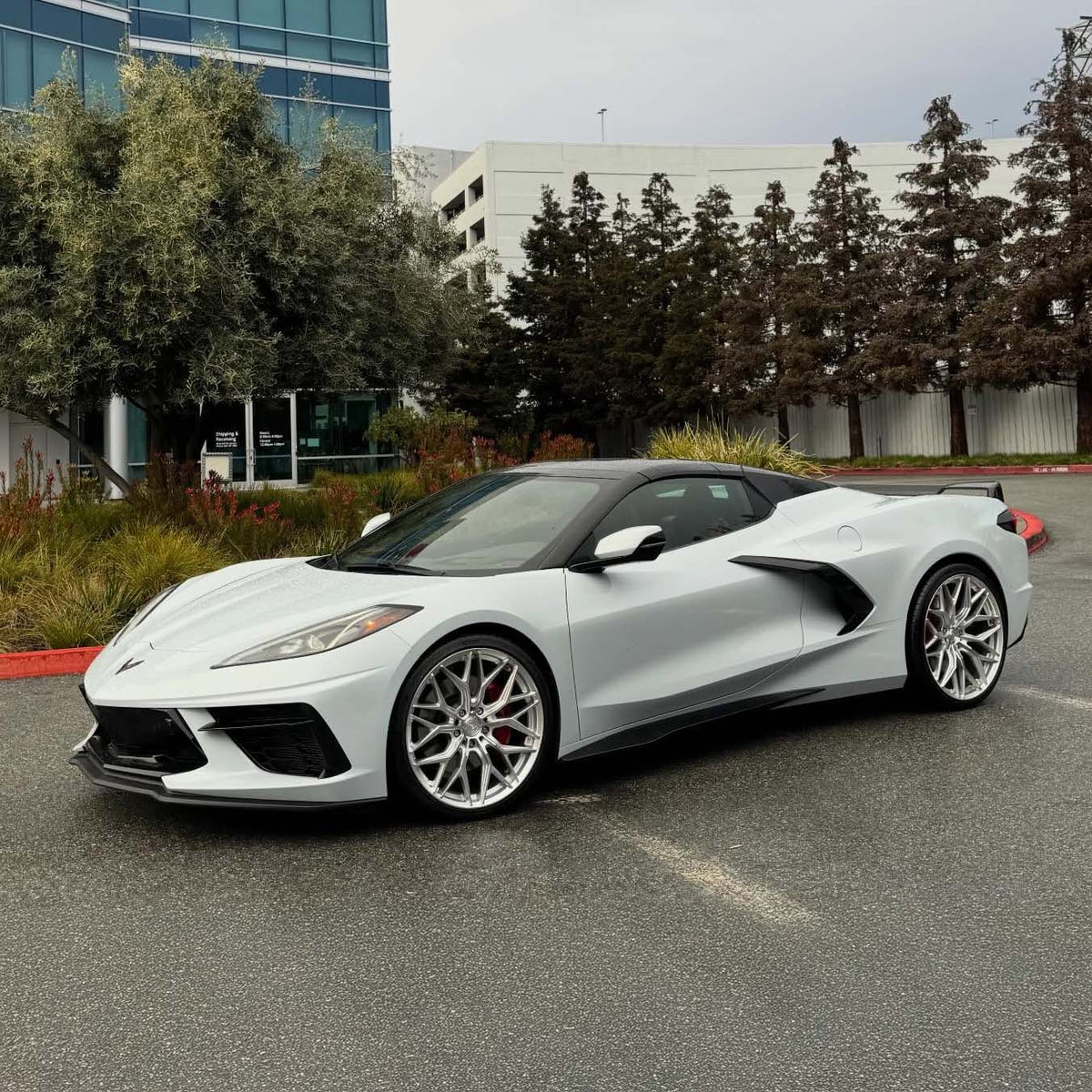 20/21 AL13 FR80 Silver 20x9 21X12 Concave Wheels Fits Chevrolet Corvette C8