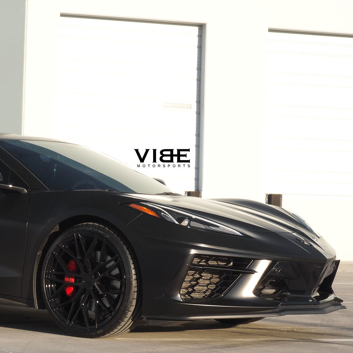 19/20" Avant Garde M520R Black 19x8.5 20x11 Wheels Rims Fits Chevy Corvette C8