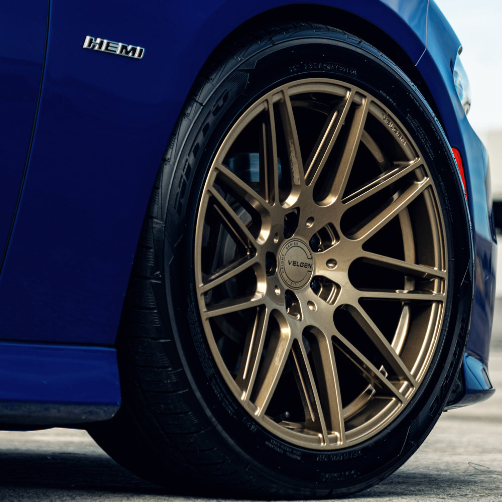 20" Velgen VF9 Bronze 20x9.5 20x11 Forged Wheels Rims Fits Dodge Charger