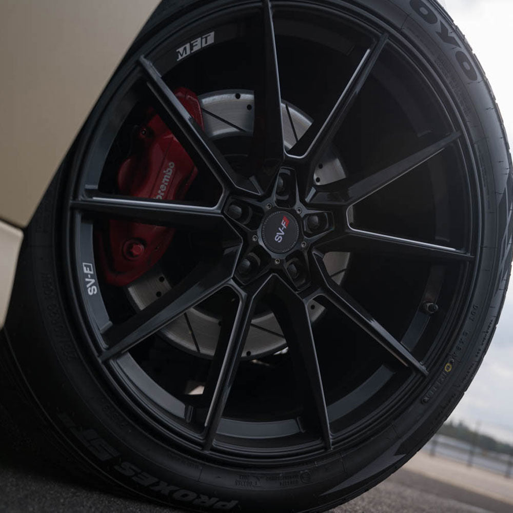20" SAVINI SV-F4 BLACK FORGED CONCAVE WHEELS RIMS FITS CADILLAC CTS V COUPE