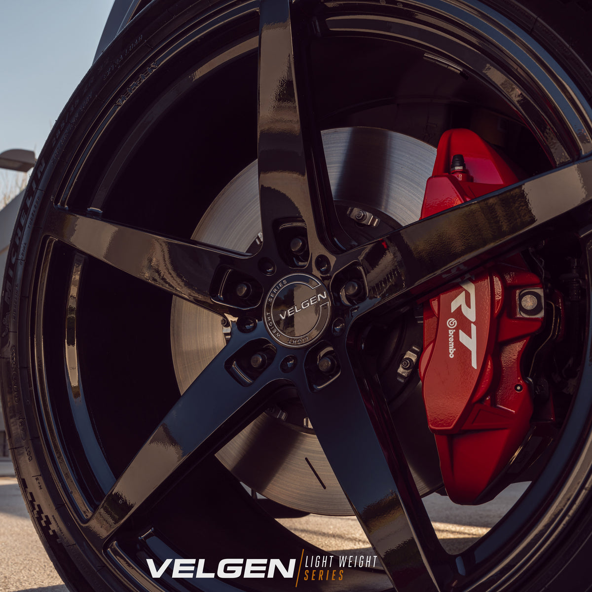 20" Velgen Classic5 20x10.5 Gloss Black Concave Wheels Rims Fits Dodge Durango