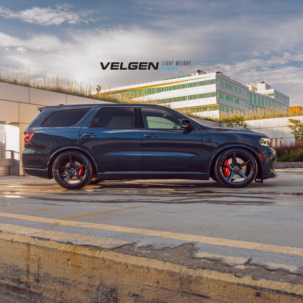 20" Velgen Classic5 20x10.5 Gloss Black Concave Wheels Rims Fits Dodge Durango