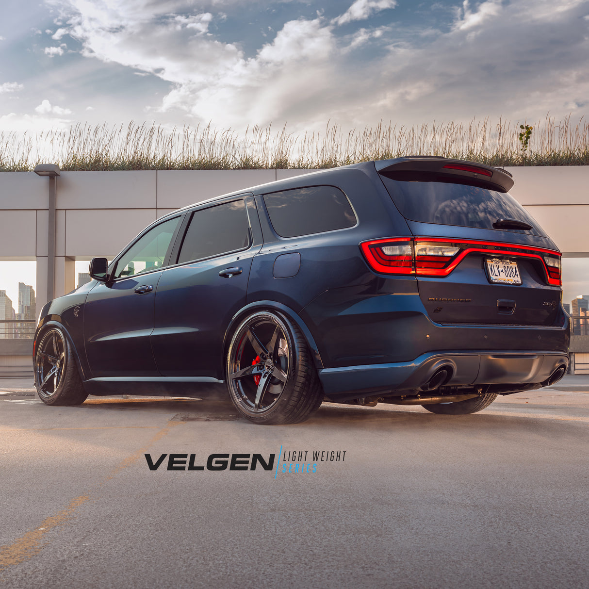 20" Velgen Classic5 20x10.5 Gloss Black Concave Wheels Rims Fits Dodge Durango