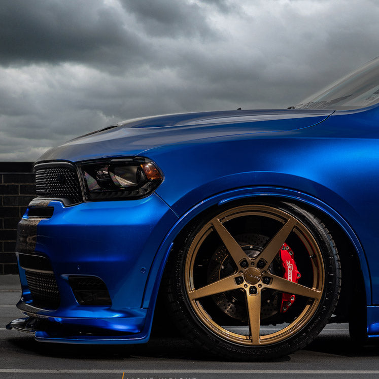 22" Velgen Classic5 22x10.5 Bronze Concave Wheels Rims Fits Dodge Durango