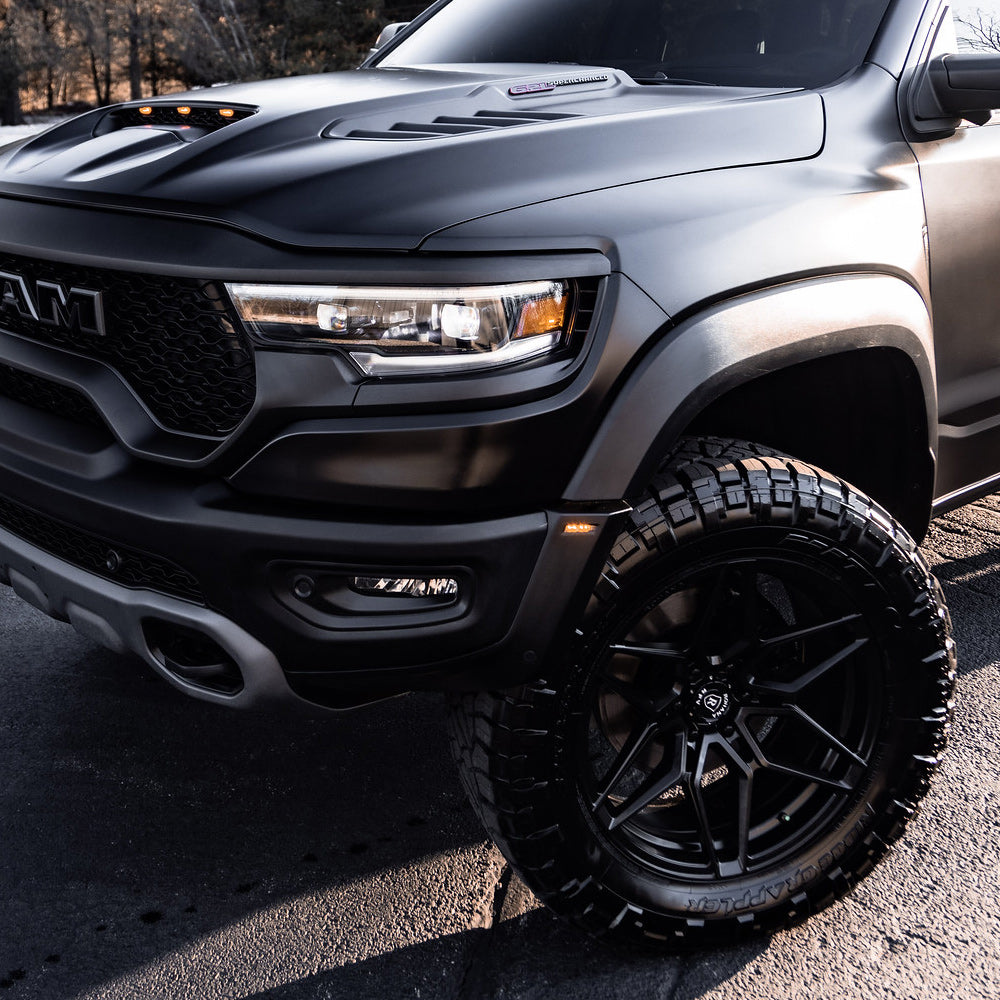 22" Rohana RFV2 Black Forged Wheels Rims Fits 2019-2022 Chevrolet Silverado