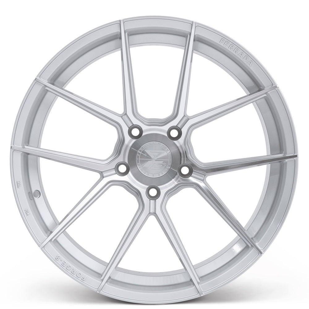 21" Ferrada FR8 Silver 21x9 Forged Concave Wheels Rims Fits Tesla Model S