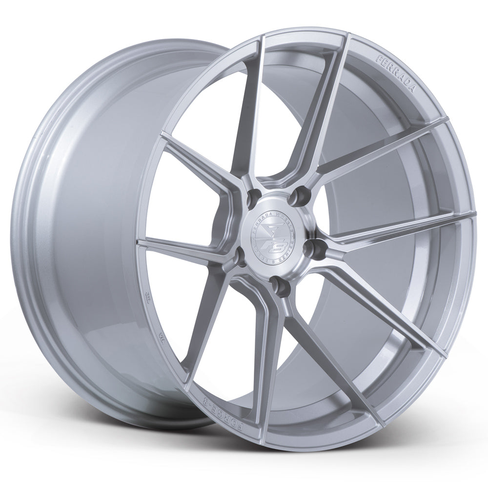 21" Ferrada FR8 Silver 21x9 Forged Concave Wheels Rims Fits Tesla Model S