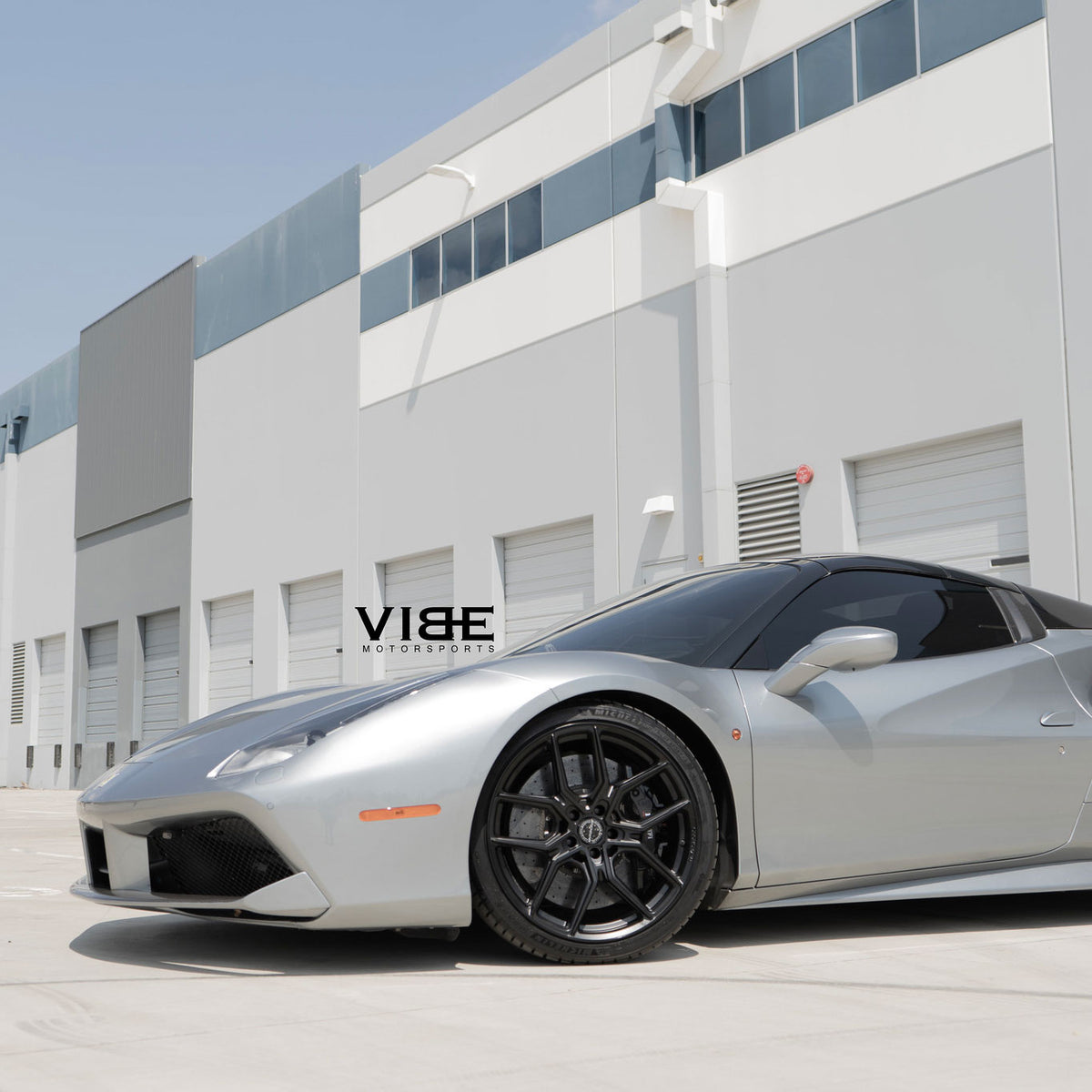 20" MV Forged MVF5 Black 20X9 20X11 Concave Wheels Rims Fits Ferrari 488