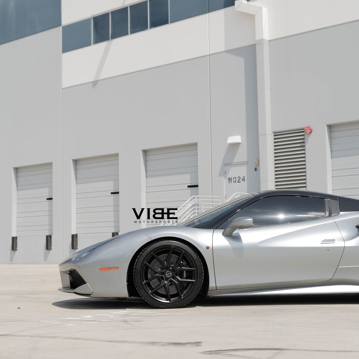 20" MV Forged MVF5 Black 20X9 20X11 Concave Wheels Rims Fits Ferrari 488
