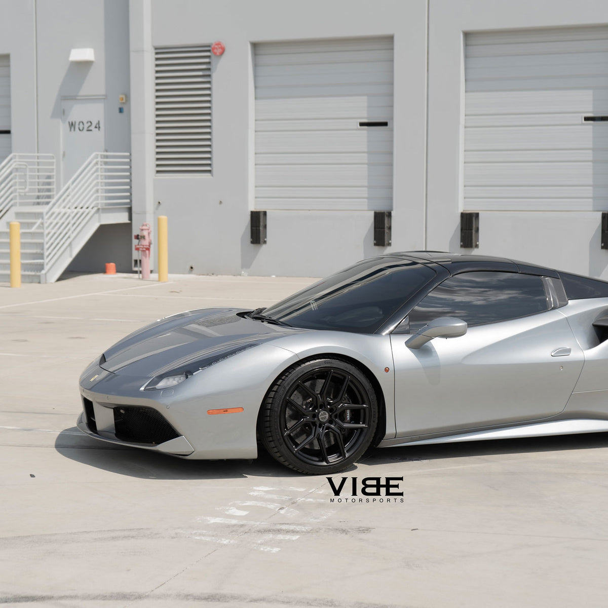20" MV Forged MVF5 Black 20X9 20X11 Concave Wheels Rims Fits Ferrari 488
