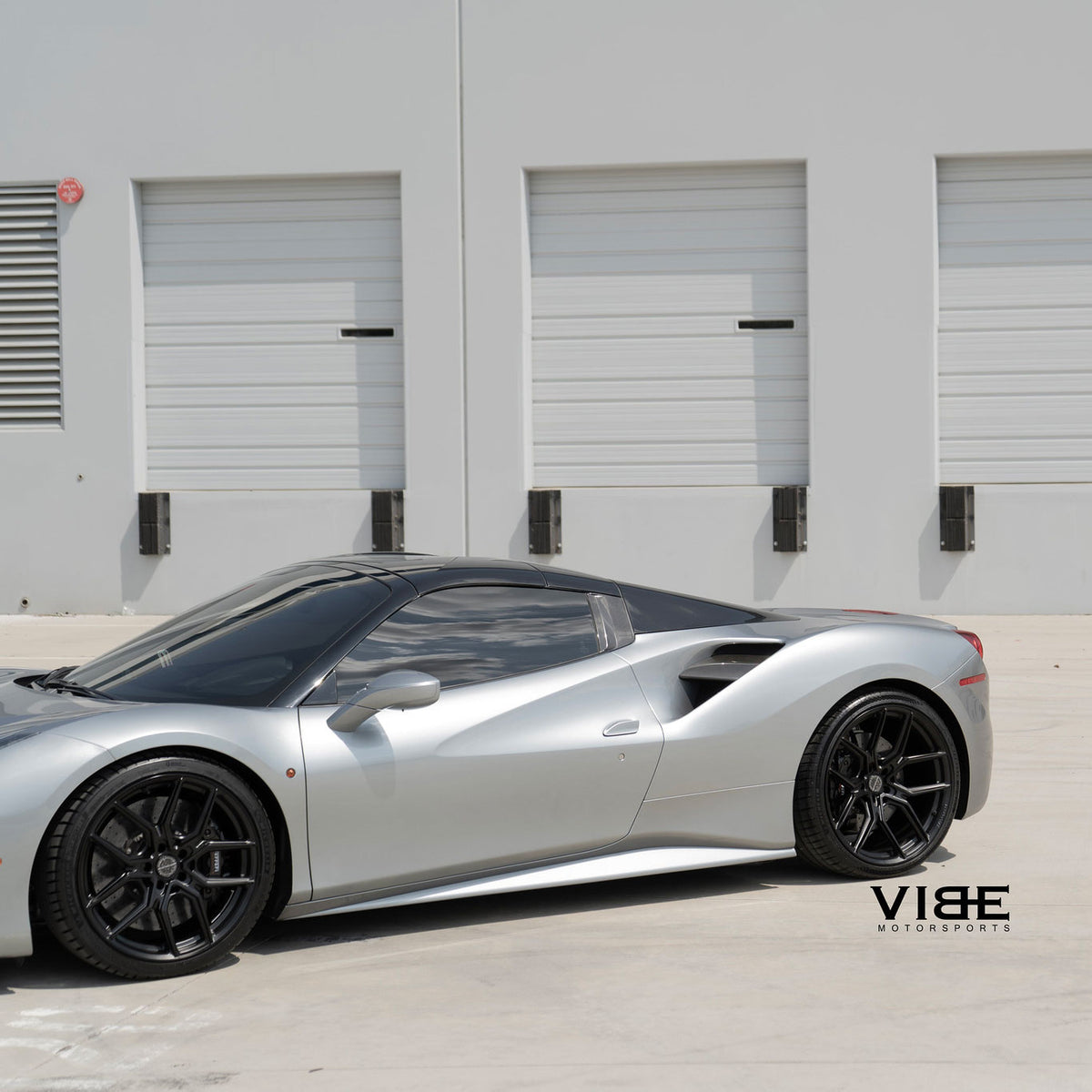 20" MV Forged MVF5 Black 20X9 20X11 Concave Wheels Rims Fits Ferrari 488