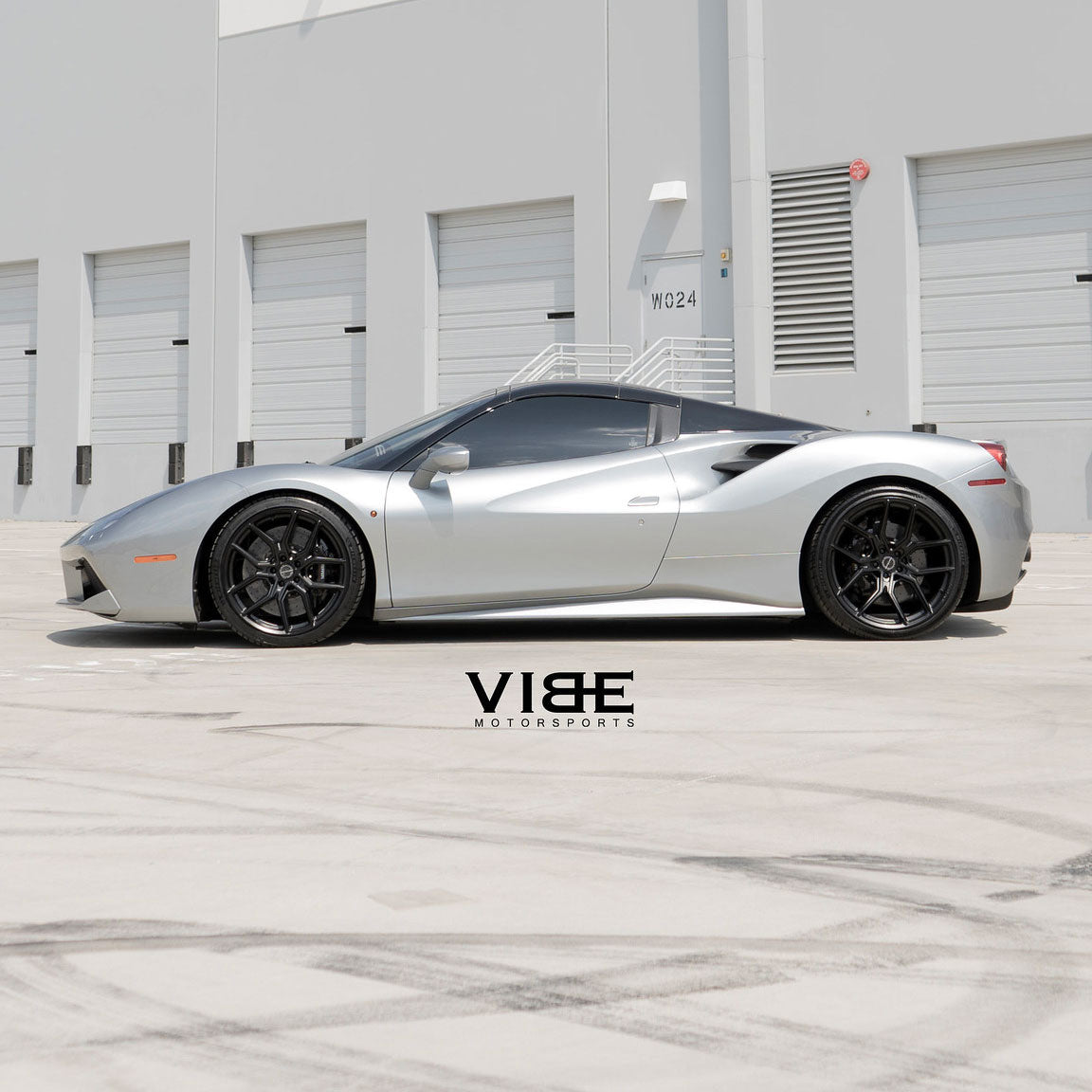 20" MV Forged MVF5 Black 20X9 20X11 Concave Wheels Rims Fits Ferrari 488