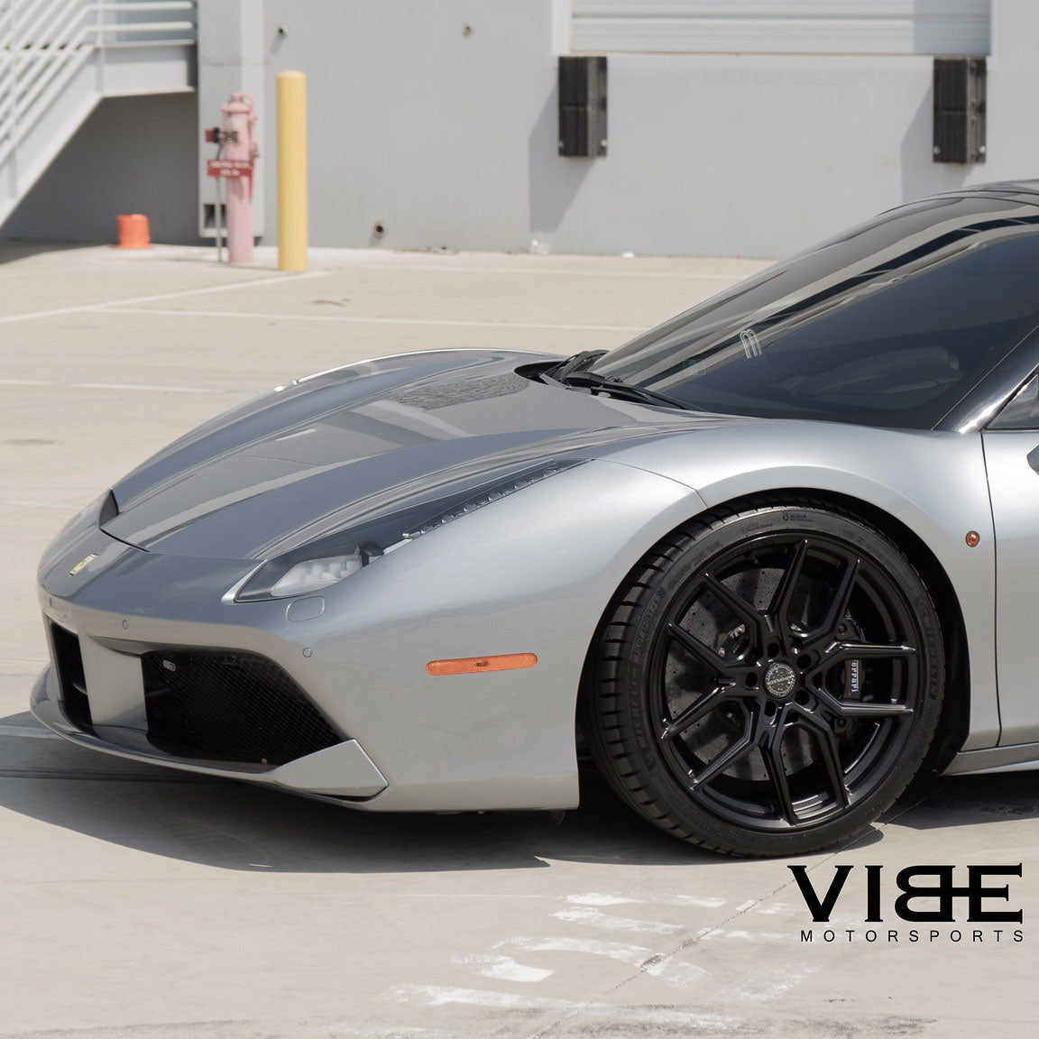 20" MV Forged MVF5 Black 20X9 20X11 Concave Wheels Rims Fits Ferrari 488