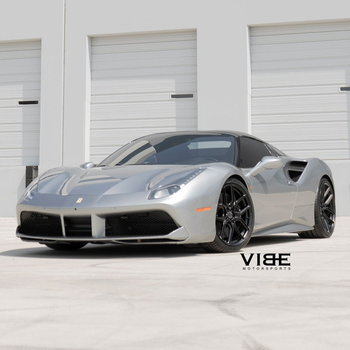20" MV Forged MVF5 Black 20X9 20X11 Concave Wheels Rims Fits Ferrari 488