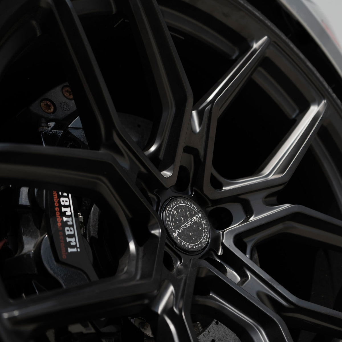 20" MV Forged MVF5 Black 20X9 20X11 Concave Wheels Rims Fits Ferrari 488
