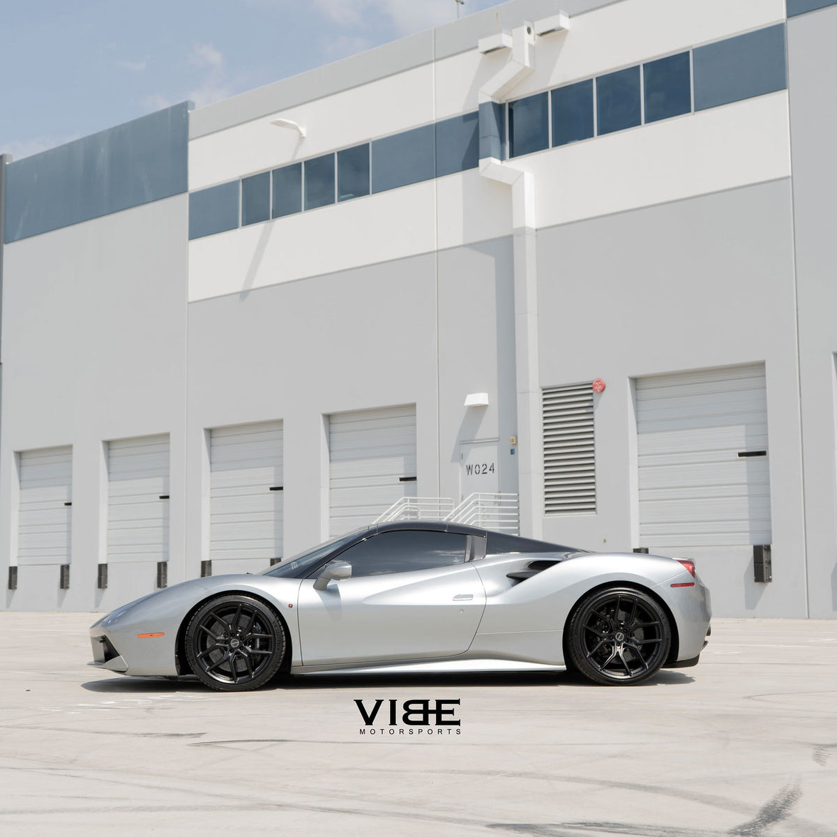 20" MV Forged MVF5 Black 20X9 20X11 Concave Wheels Rims Fits Ferrari 488
