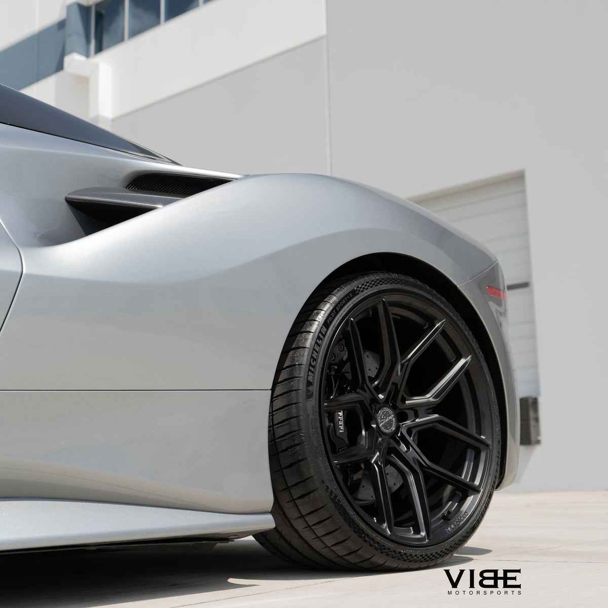 20" MV Forged MVF5 Black 20X9 20X11 Concave Wheels Rims Fits Ferrari 488