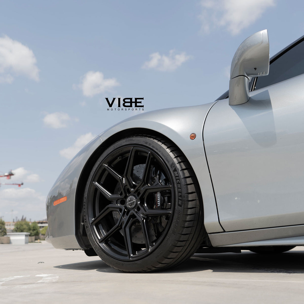 20" MV Forged MVF5 Black 20X9 20X11 Concave Wheels Rims Fits Ferrari 488