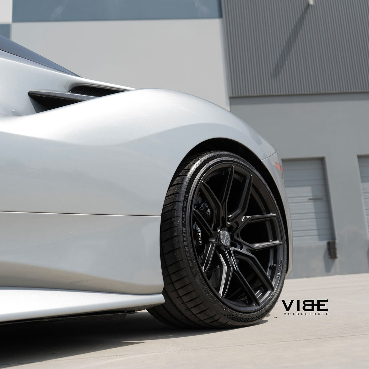 20" MV Forged MVF5 Black 20X9 20X11 Concave Wheels Rims Fits Ferrari 488