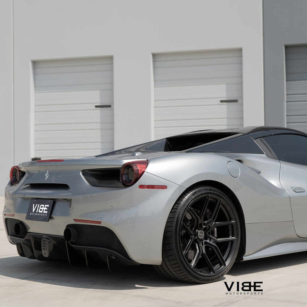 20" MV Forged MVF5 Black 20X9 20X11 Concave Wheels Rims Fits Ferrari 488