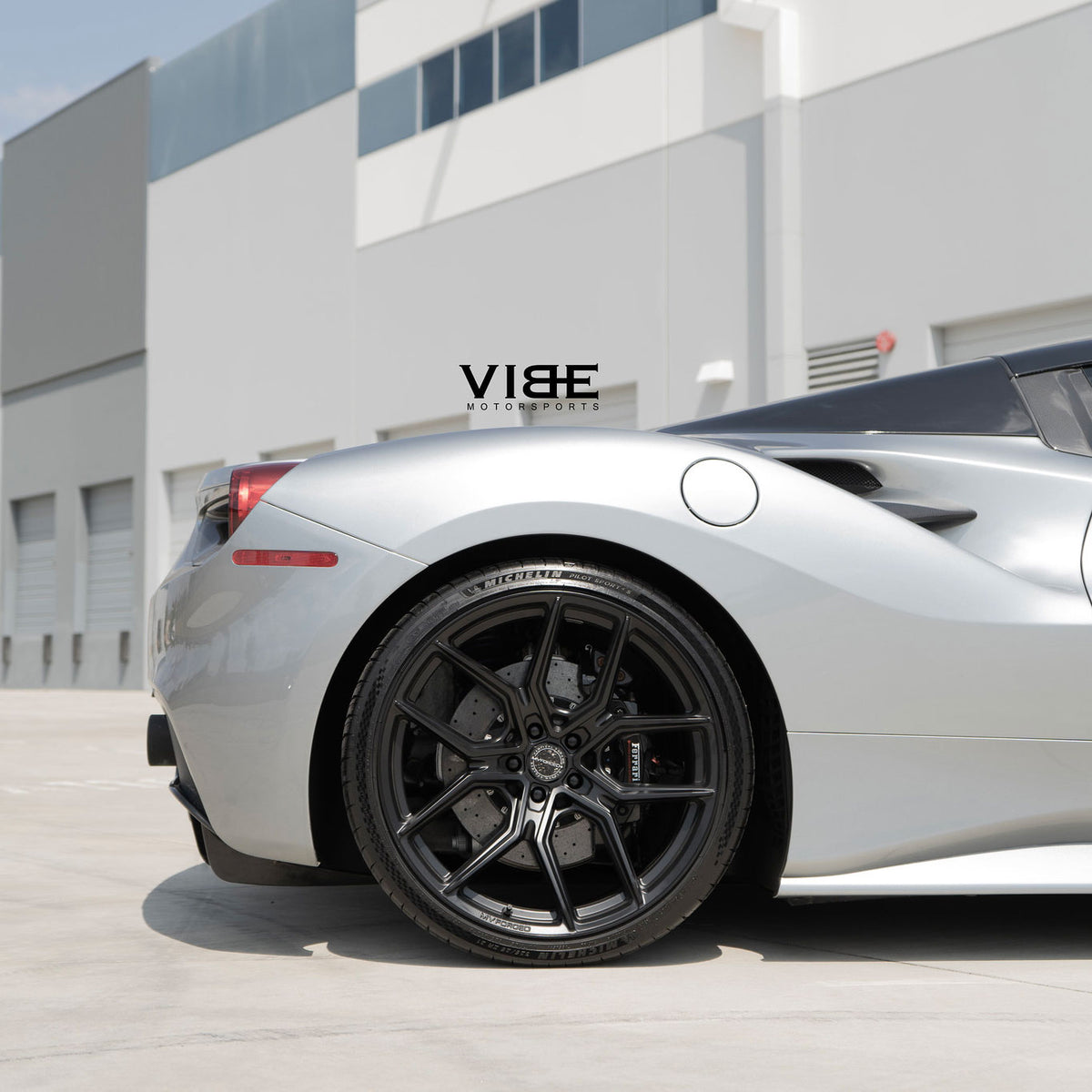 20" MV Forged MVF5 Black 20X9 20X11 Concave Wheels Rims Fits Ferrari 488