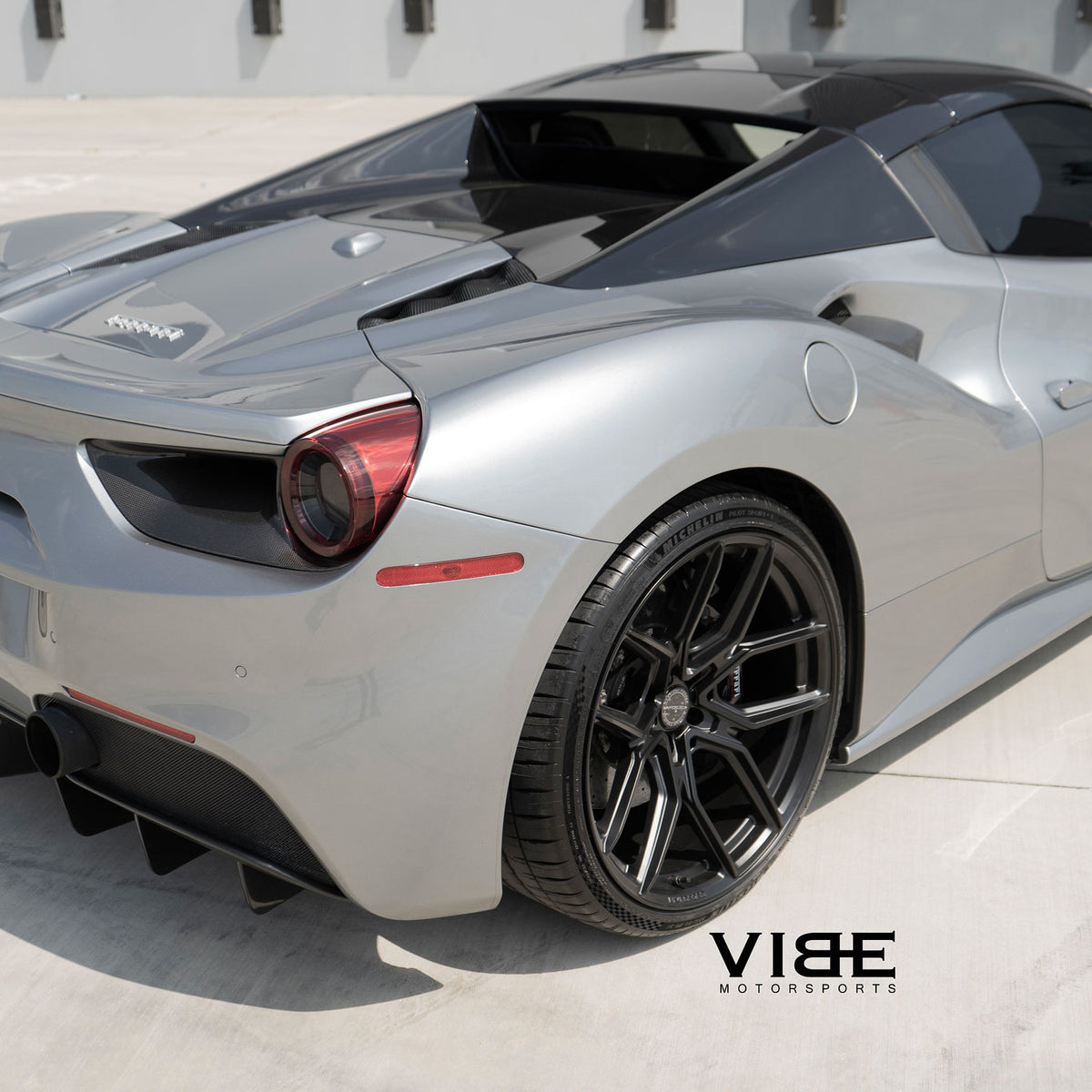 20" MV Forged MVF5 Black 20X9 20X11 Concave Wheels Rims Fits Ferrari 488