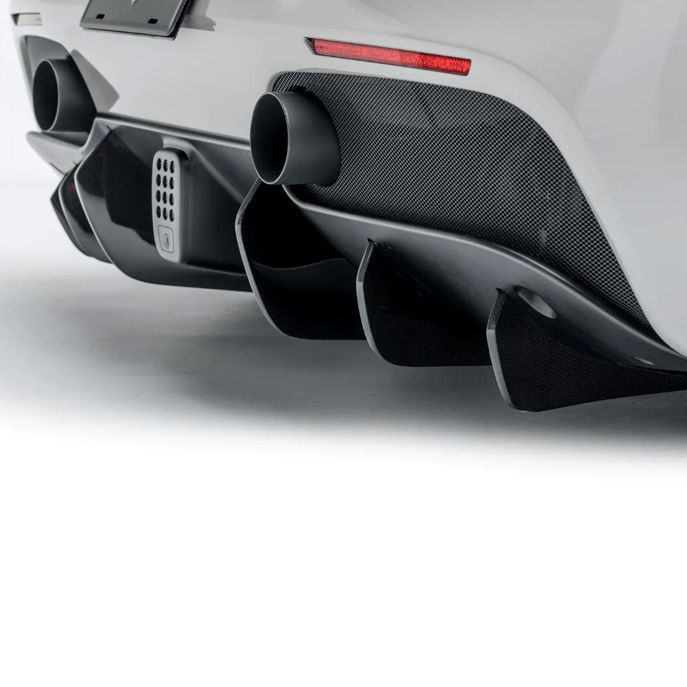 Vorsteiner Aero 488 Diavolo Rear Diffuser Fins Carbon Fiber Fits Ferrari 488