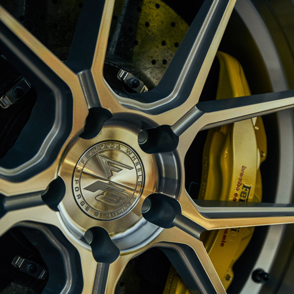 21" Ferrada FR8 Silver 21x9 Forged Concave Wheels Rims Fits Tesla Model S