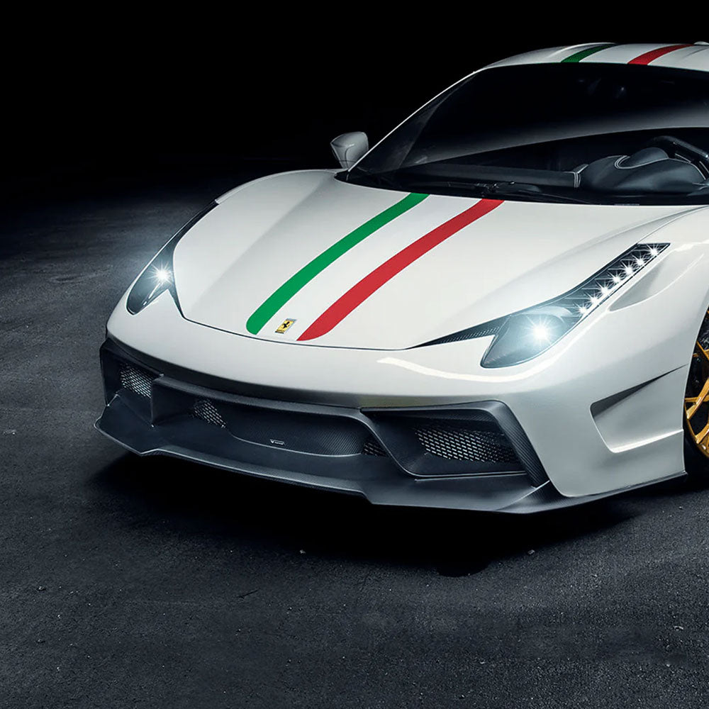 Vorsteiner 458-VX Aero Front Bumper Front Spoiler Carbon Fiber Fits Ferrari 458