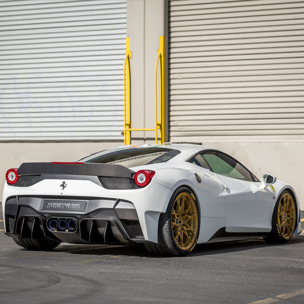 Vorsteiner 458-VX Aero Decklid Spoiler Carbon Fiber Fits Ferrari 458