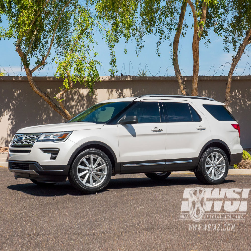 20" Koko Kuture Kapan Silver 20x9 20x10.5 Concave Wheels Rims Fits Ford Mustang