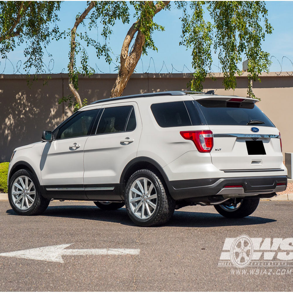 20" Koko Kuture Kapan Silver 20x9 Concave Wheels Rims Fits Tesla Model S