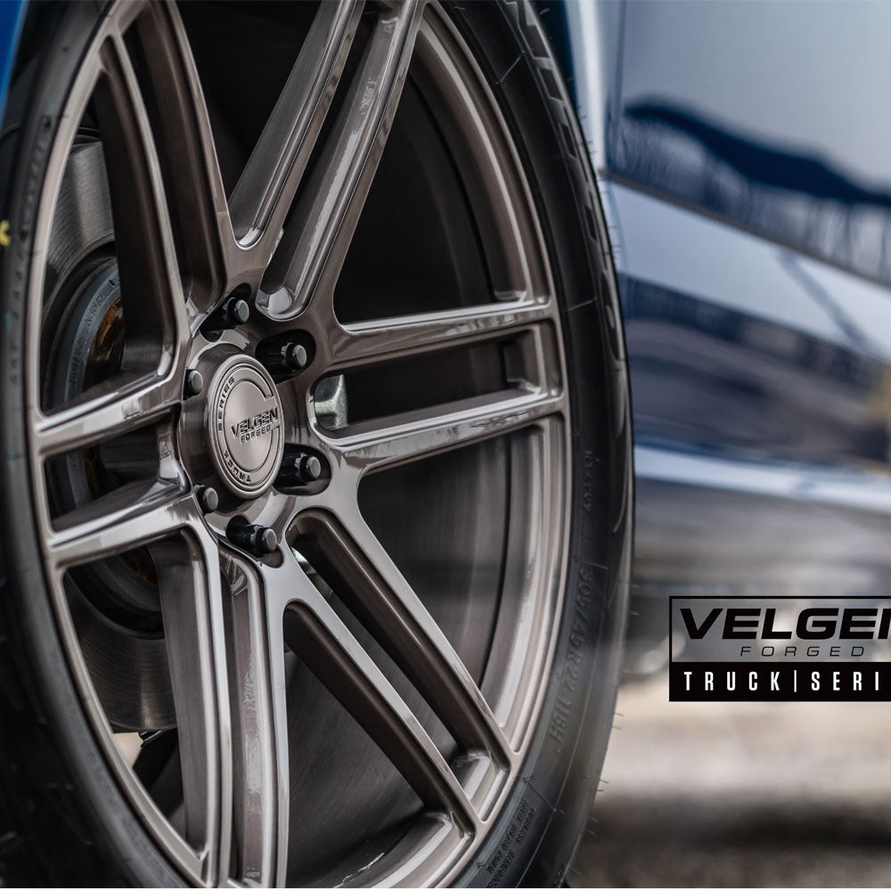 24" Velgen VFT6 Grey 24x10 Forged Concave Wheels Rims Fits Lincoln Mark LT