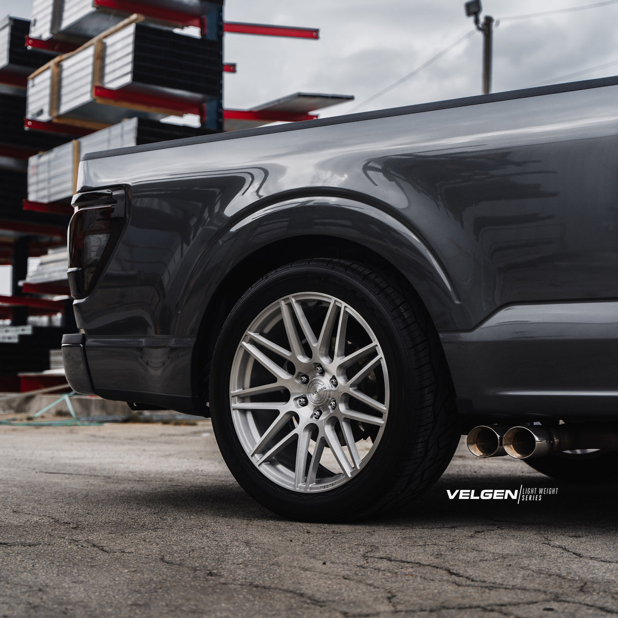 24" Velgen VFF9 Brushed 24x10 Concave Wheels Fits Cadillac Escalade V