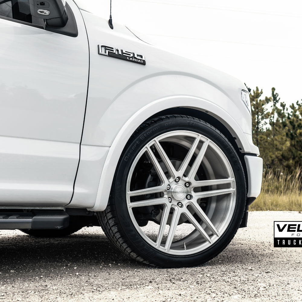 22" Velgen VFT6 Silver 22x10 Forged Concave Wheels Rims Fits Lincoln Navigator